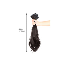 Load image into Gallery viewer, 3pcs Wig Pieces Natural Simulation Synthetic Wig Increase Hair Volume Fluffy Long Curly Hair Invisible Hair Extensions for Women