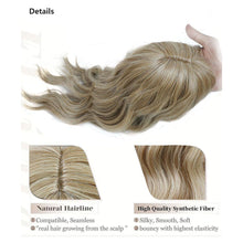 Load image into Gallery viewer, High Temperature Silk Wig Piece Air Bangs Ripple Short Curly Wig Piece Fluffy Increase Hair Volume Synthetic Wig