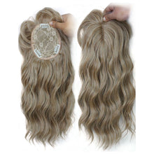 Load image into Gallery viewer, High Temperature Silk Wig Piece Air Bangs Ripple Short Curly Wig Piece Fluffy Increase Hair Volume Synthetic Wig