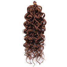 Load image into Gallery viewer, Multicolored Crochet Wig Fashionable Fluffy Natural Long Curly Hair 20inch Synthetic Hair Extensions for Women
