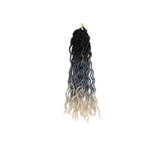 Load image into Gallery viewer, 14inch Multicolored Crochet Wig Braids Fluffy Natural Simulation Long Curly Hair Synthetic Hair Extensions Dreadlocks for Women