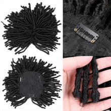 Load image into Gallery viewer, Messy Fluffy Short Curl Wig High-temperature Silk Synthetic Curly Dreadlocks Wig Increase Hair Volume False Hair Piece for Women