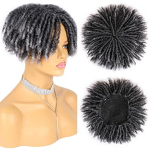 Load image into Gallery viewer, Messy Fluffy Short Curl Wig High-temperature Silk Synthetic Curly Dreadlocks Wig Increase Hair Volume False Hair Piece for Women