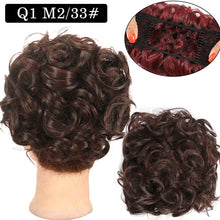 Load image into Gallery viewer, Curly Hair Bract Women's Curly Hair Chinese Wave Vintage Flower Bract Insertion Comb Wig Bag Creative High Temperature Filament Wig