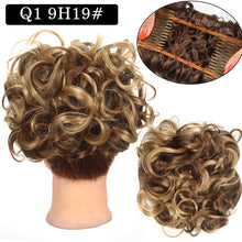 Load image into Gallery viewer, Curly Hair Bract Women's Curly Hair Chinese Wave Vintage Flower Bract Insertion Comb Wig Bag Creative High Temperature Filament Wig