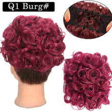 Load image into Gallery viewer, Curly Hair Bract Women's Curly Hair Chinese Wave Vintage Flower Bract Insertion Comb Wig Bag Creative High Temperature Filament Wig