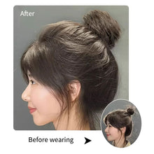 Load image into Gallery viewer, Head Fake Hair Circle High Skull Top Cushion False Hair Women Hair Extension Creative Pomelo Peel Wig Hair Band