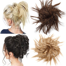Load image into Gallery viewer, Chaotic and Disorderly Creative Hair Dyeing Wig Curly Hair Wig Women Hair Extension Spot Dyed Gradient Color