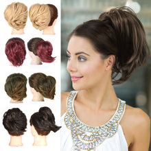 Load image into Gallery viewer, Wig Short Ponytail Naturally Flowing Fluffyhead Fluffy Half Ball Head Wig Loop False Hair Hair Band Curly Hair Contract