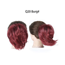 Load image into Gallery viewer, Wig Short Ponytail Naturally Flowing Fluffyhead Fluffy Half Ball Head Wig Loop False Hair Hair Band Curly Hair Contract