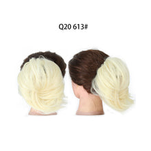 Load image into Gallery viewer, Wig Short Ponytail Naturally Flowing Fluffyhead Fluffy Half Ball Head Wig Loop False Hair Hair Band Curly Hair Contract
