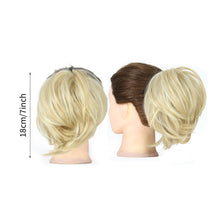 Load image into Gallery viewer, Wig Short Ponytail Naturally Flowing Fluffyhead Fluffy Half Ball Head Wig Loop False Hair Hair Band Curly Hair Contract