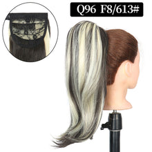 Load image into Gallery viewer, Women's Ponytail Wig with Strap Style Slightly Raised Multi-color Extension Wig Synthetic Hair Extension False Hair Piece