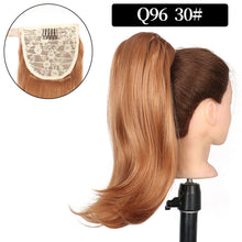 Load image into Gallery viewer, Women's Ponytail Wig with Strap Style Slightly Raised Multi-color Extension Wig Synthetic Hair Extension False Hair Piece