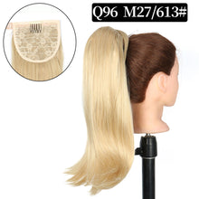 Load image into Gallery viewer, Women's Ponytail Wig with Strap Style Slightly Raised Multi-color Extension Wig Synthetic Hair Extension False Hair Piece