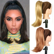 Load image into Gallery viewer, Women's Ponytail Wig with Strap Style Slightly Raised Multi-color Extension Wig Synthetic Hair Extension False Hair Piece