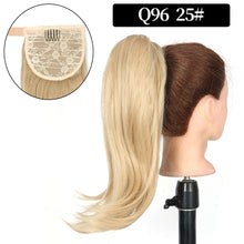 Load image into Gallery viewer, Women's Ponytail Wig with Strap Style Slightly Raised Multi-color Extension Wig Synthetic Hair Extension False Hair Piece