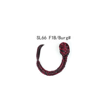 Load image into Gallery viewer, Long Straight Synthetic Hair Extension Fishbone Braided Fishtail Drawstring Ponytail Hair Blonde Wig for Women