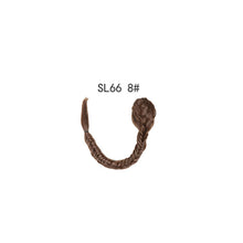 Load image into Gallery viewer, Long Straight Synthetic Hair Extension Fishbone Braided Fishtail Drawstring Ponytail Hair Blonde Wig for Women