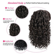 Load image into Gallery viewer, Women's Synthetic Ponytail Short Curly Hair Explosive Head Wig Spiral Curls Braiding Hair Stretched Loose Wave Wig