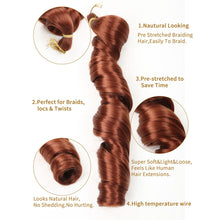 Load image into Gallery viewer, Synthetic Hair Spiral Curls Braiding Hair Curls Crochet Braids Hair Extensions for Women Stretched Loose Wave Hair Wig
