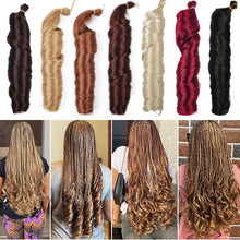 Load image into Gallery viewer, Synthetic Hair Spiral Curls Braiding Hair Curls Crochet Braids Hair Extensions for Women Stretched Loose Wave Hair Wig