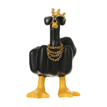 Load image into Gallery viewer, Car Interior Decoration Center Middle Finger Small Duck Sculpture Resin Duck Decorative Figurine Tabletop Duck Ornament for Home Garden Desk