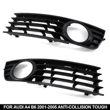 Load image into Gallery viewer, 1PC Car Grille Fog Lamp L/R Front Bumper 8E0807681 8E0807682 for Audi A4 B6 2001-2005 Anti-collision Tough