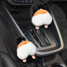 Load image into Gallery viewer, Cute Car Gear Head Shift Collars Shift Knob Grips Cover Shift Lever Plush Sleeve Decoration Cover Accessories