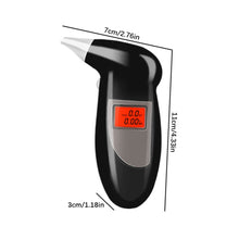 Load image into Gallery viewer, Portable Digital Breath Tester Professional Car Alcohol Breath Tester Breathalyzer Alcohol Detector Lcd Detector Backlight Light