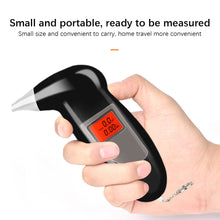 Load image into Gallery viewer, Portable Digital Breath Tester Professional Car Alcohol Breath Tester Breathalyzer Alcohol Detector Lcd Detector Backlight Light