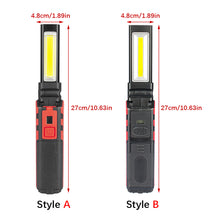 Load image into Gallery viewer, Car Repair COB LED Work Light Dimmable USB Rechargeable LED Flashlight Inspection Lamp With Magnetic Hook Power Bank Torch