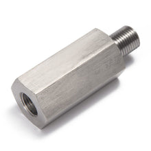 Load image into Gallery viewer, Stainless Steel Side Holes 1/8"NPT Female To 1/4NPT Female Male Oil Pressure Sensor Connector Feed Line Gauge Tee Adapter