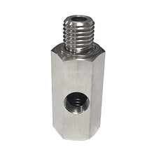 Load image into Gallery viewer, Stainless Steel 1/8"NPT Female To M12 Car Oil Pressure Sensor Connector Joint to NPT Tee Adapter Turbo Accessories Adapter