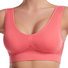 Load image into Gallery viewer, Seamless Mesh Women Sports Bras Fitness Gym Running Underwear Shockproof Bra Breathable without Underwire Bralette 6XL Plus Size Crop Top Yoga Bra S-6XL