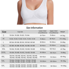 Load image into Gallery viewer, Seamless Mesh Women Sports Bras Fitness Gym Running Underwear Shockproof Bra Breathable without Underwire Bralette 6XL Plus Size Crop Top Yoga Bra S-6XL