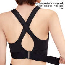 Load image into Gallery viewer, Women Sports Bras Underwear S-5XL Tights Crop Top Yoga Vest Front Zipper Plus Size Adjustable Strap Shockproof Gym Fitness Athletic Brassiere