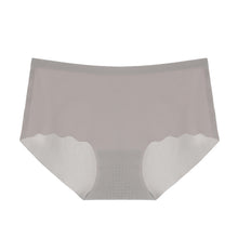 Load image into Gallery viewer, Ice Silk Seamless Candy Plain Fashion Girls Underwear Panties Breathable Briefs For Ladies Snug Comfortable Pure Color Middle Waist underpants Women Clothing