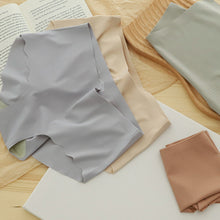 Load image into Gallery viewer, Ice Silk Seamless Candy Plain Fashion Girls Underwear Panties Breathable Briefs For Ladies Snug Comfortable Pure Color Middle Waist underpants Women Clothing