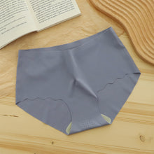 Load image into Gallery viewer, Ice Silk Seamless Candy Plain Fashion Girls Underwear Panties Breathable Briefs For Ladies Snug Comfortable Pure Color Middle Waist underpants Women Clothing