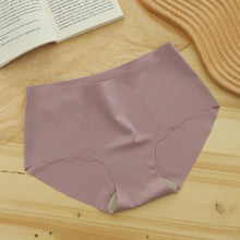 Load image into Gallery viewer, Ice Silk Seamless Candy Plain Fashion Girls Underwear Panties Breathable Briefs For Ladies Snug Comfortable Pure Color Middle Waist underpants Women Clothing
