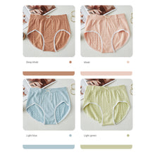 Load image into Gallery viewer, Women's Plus Size Underwear Pure Cotton Crotch Sexy Shorts High Waist Bow Seamless Lace Briefs Triangular Breathable Female Panties Underpants