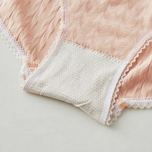 Load image into Gallery viewer, Women's Plus Size Underwear Pure Cotton Crotch Sexy Shorts High Waist Bow Seamless Lace Briefs Triangular Breathable Female Panties Underpants