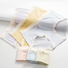 Load image into Gallery viewer, 3pcs Gift Box Packing Middle Waist Women Underwear Breathable Mulberry Silk Panties Bacteriostatic briefs For Ladies Comfortable Female underpants Innerwear