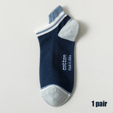Load image into Gallery viewer, Men Boy Cotton Socks Sports Athletic Mesh Socks Casual Fashion Comfortable Short Breathable Sweat Absorption Soft Ankle Stocking Socks