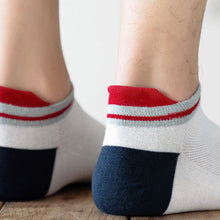 Load image into Gallery viewer, Men Boy Cotton Socks Sports Athletic Mesh Socks Casual Fashion Comfortable Short Breathable Sweat Absorption Soft Ankle Stocking Socks