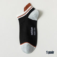 Load image into Gallery viewer, Men Boy Cotton Socks Sports Athletic Mesh Socks Casual Fashion Comfortable Short Breathable Sweat Absorption Soft Ankle Stocking Socks
