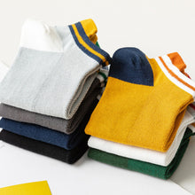 Load image into Gallery viewer, Men Boy Cotton Socks Sports Athletic Mesh Socks Casual Fashion Comfortable Short Breathable Sweat Absorption Soft Ankle Stocking Socks