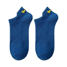 Load image into Gallery viewer, Men Bright Color Devil's Eye Cotton Ankle Socks Athletic Casual Solid Comfortable Breathable Sweat Absorption Sock Street Fashion Sport Travel Running Socks