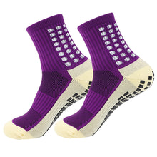 Load image into Gallery viewer, Anti Slip Sock Football Soccer Socks Badminton Basketball Silicone Sport Thick Socks Men Running Wearable Sock Men Women Yoga Trampoline Socks